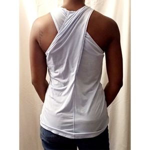 ATHLETA | Light blue crossback tank 415